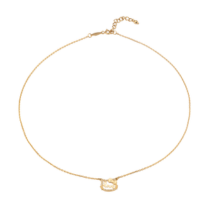 Dây cổ Vàng 14K đính đá CZ PNJ ❤️ HELLO KITTY XM00Y060112