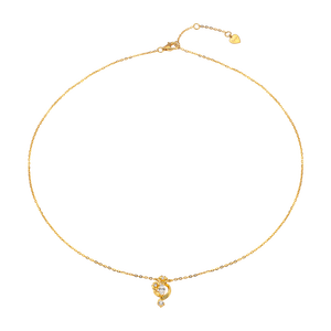 Dây cổ Vàng 14K đính đá ECZ Disney|PNJ XMXMY000639