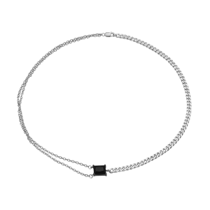 Dây cổ Bạc đính đá CZ STYLE by PNJ Unisex XM00B060000