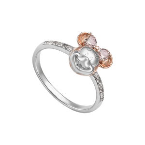 Nhẫn bạc đính đá Disney|PNJ Minnie ZTXMH000002