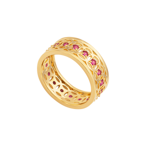 Nhẫn Vàng 18K đính đá Ruby PNJ RB00Y000165