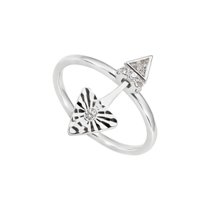 Nhẫn Vàng Trắng 10K đính đá ECZ STYLE by PNJ XMXMW003944