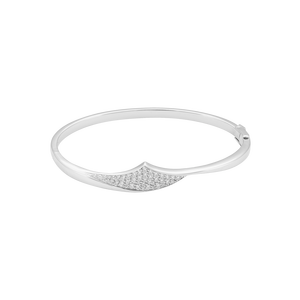 Vòng tay Vàng trắng 10K đính đá ECZ PNJ XMXMW000044