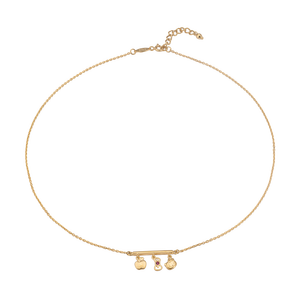 Dây cổ Vàng 14K đính đá Synthetic PNJ ❤️ HELLO KITTY ZT00Y060003
