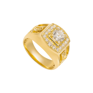 Nhẫn nam Vàng 14K đính đá CZ PNJ XMXMY008566