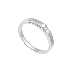 Nhẫn cưới Kim cương Bạch kim PNJ DD00W000161