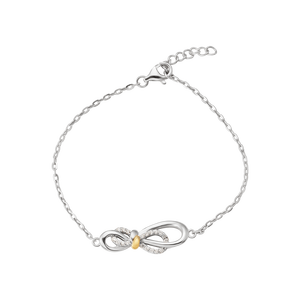 Lắc tay Bạc đính đá PNJSilver Family Infinity XM00C000011