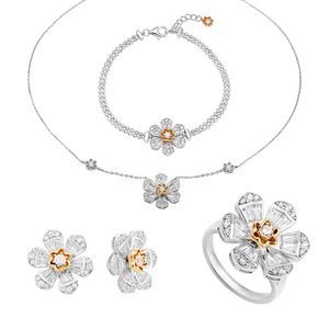 Bộ trang sức Vàng đính đá ECZ PNJ 00065-00125