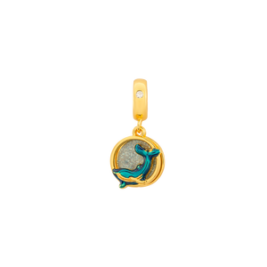 Hạt charm Bạc đính đá PNJSilver hình cá voi XM00Y060003