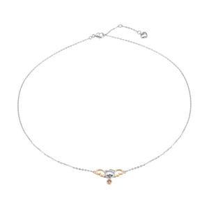 Dây cổ Vàng 10K đính đá Synthetic PNJ ❤️ HELLO KITTY ZT00H000005