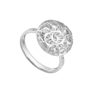 Nhẫn Vàng trắng Ý 18K đính đá PNJ 0000W001538