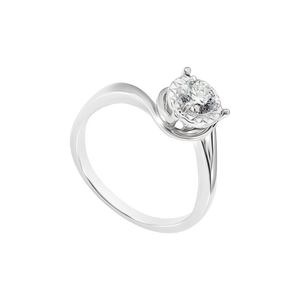 Nhẫn Kim cương Vàng trắng 14K PNJ DD00W002282