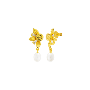 Bông tai Bạc đính đá PNJSilver Sunnyva PFXMY000009