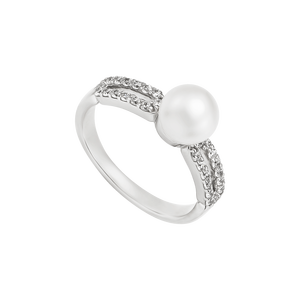 Nhẫn Bạc đính Ngọc trai Freshwater PNJSilver PFXMW000008