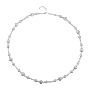 Dây cổ Vàng Trắng Ý 18K PNJ 0000W060101