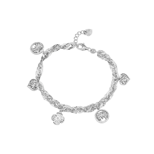 Lắc tay Vàng trắng Ý 18K PNJ 0000W000568