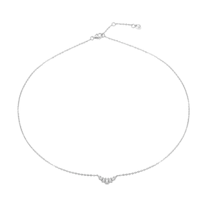 Dây cổ Vàng 14K đính đá ECZ Disney|PNJ General disney princess D100 XMXMW000357