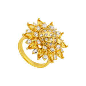 Nhẫn Vàng 10K đính đá ECZ PNJ Sunnyva XMMXY000001