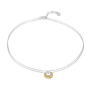 Dây cổ Bạc đính đá PNJSilver Sunnyva XMXMC000009