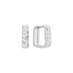 Bông tai Vàng trắng Ý 18K PNJ 0000W002342