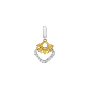 Hạt Charm Vàng 10K đính đá ECZ PNJ Sunnyva XM00C000013