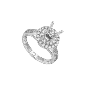 Vỏ nhẫn Kim cương Vàng 18K PNJ Timeless Diamond 00DDC000535