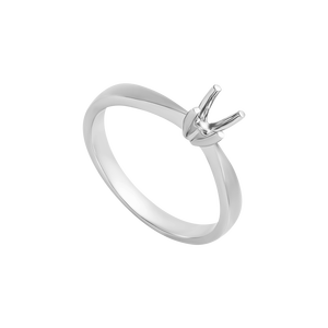 Vỏ nhẫn Vàng trắng 18K PNJ 0000W000114