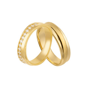 Cặp nhẫn cưới Vàng 18K PNJ 00391-00876