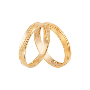 Cặp nhẫn cưới Vàng 18K PNJ Sánh Duyên 00304-00305