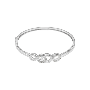 Vòng tay Vàng trắng 10K đính đá ECZ PNJ XM00W000015