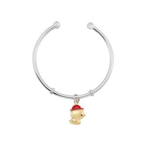 Vòng tay trẻ em bạc PNJSilver hình con vịt 0000C000002