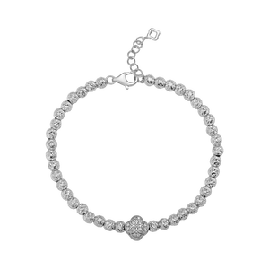 Lắc tay Kim cương Vàng Trắng 14K PNJ DDDDW000757