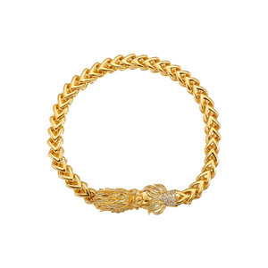 Lắc tay nam Vàng 14K đính đá CZ PNJ XMXMY000974