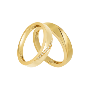 Cặp nhẫn cưới Vàng 18K PNJ Trầu Cau 02612-00983