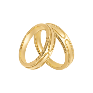 Cặp nhẫn cưới Vàng 18K PNJ True Love 19 00651-00652