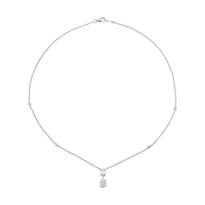 Dây cổ Kim cương Vàng trắng 18K PNJ DDDDW060130