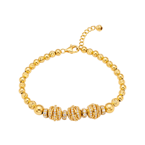 Lắc tay Vàng 14K đính đá CZ PNJ XMXMY000998