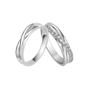 Cặp Nhẫn bạc PNJSilver 00059-00129