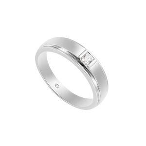 Nhẫn nam Bạch Kim đính Kim cương PNJ DDDDW000014