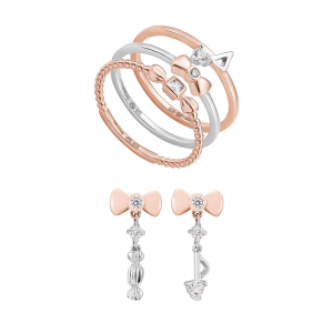 Bộ trang sức Bạc đính đá Disney|PNJ Aristocats 00048-000054