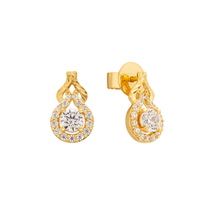 Bông tai Vàng 18K đính đá ECZ PNJ XMXMY006681