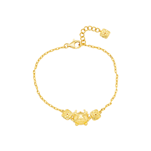 Lắc tay Vàng 18K PNJ Kim Bảo Như Ý 0000Y003217