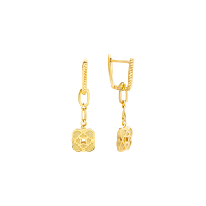 Bông tai Vàng 18K PNJ Kim Bảo Như Ý 0000Y002748