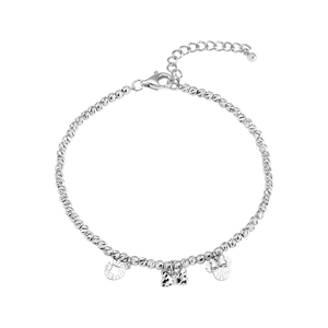 Lắc tay Vàng trắng 14K Disney|PNJ Minnie alone 0000W001198