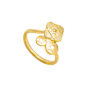 Nhẫn Vàng 18K PNJ Kim Bảo Như Ý 0000Y002748