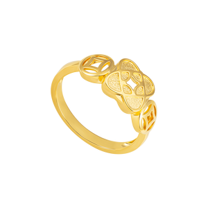 Nhẫn Vàng 18K PNJ Kim Bảo Như Ý 0000Y002749