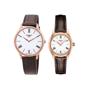 Đồng Hồ Cặp Tissot T063.409.36.018.00 và T063.009.36.018.00 39 mm - 25 mm