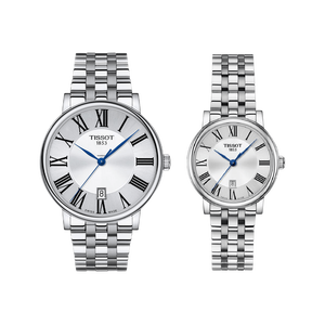 Đồng Hồ Cặp Tissot T122.410.11.033.00 và T122.210.11.033.00 40 mm - 30 mm