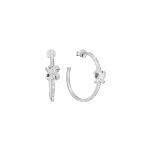 Bông tai Kim cương Vàng trắng 14K PNJ Timeless Diamond DDDDW003199