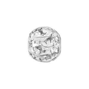 Hạt Charm Vàng Trắng Ý 18K PNJ 0000W000086